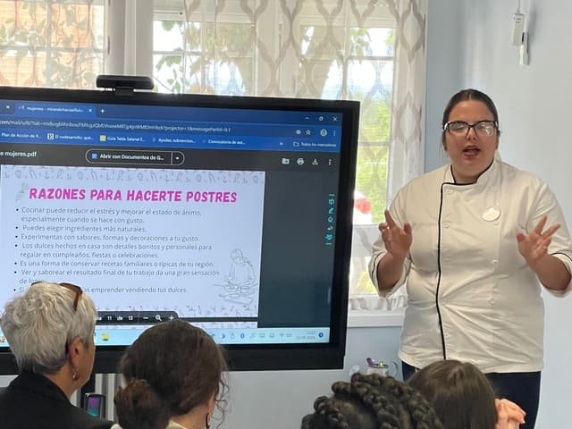 Taller de repostería saludable para mujeres